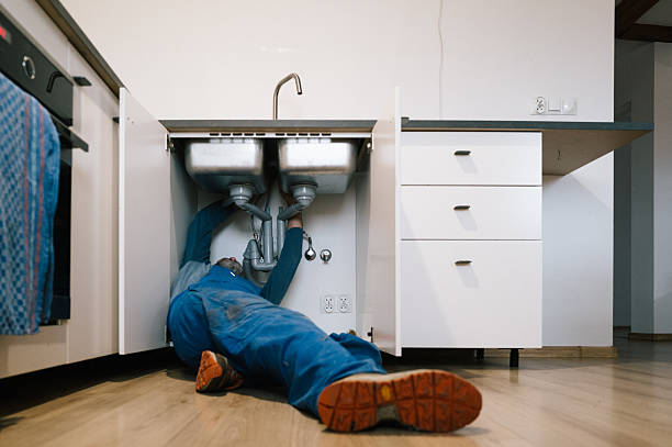 Professional Drain Cleaning technician working in Loma Linda, CA